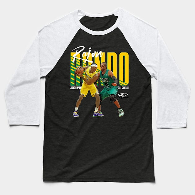 Rajon Rondo Baseball T-Shirt by Juantamad